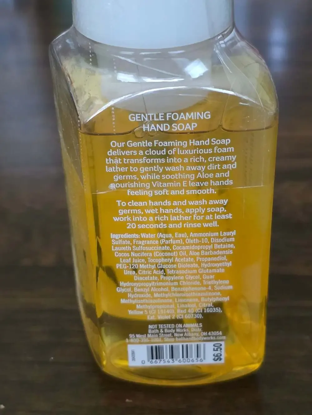 New Bath & Body Works Jamaica Pineapple Colada Gentle Foaming Hand Soap